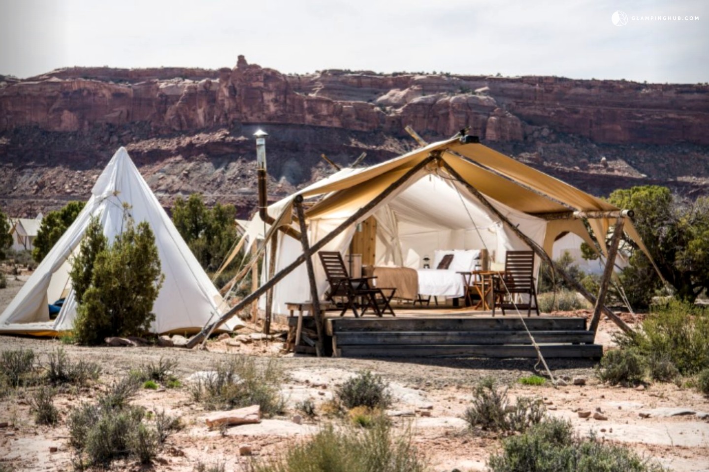 5 star glamping accommodations near zion national park 