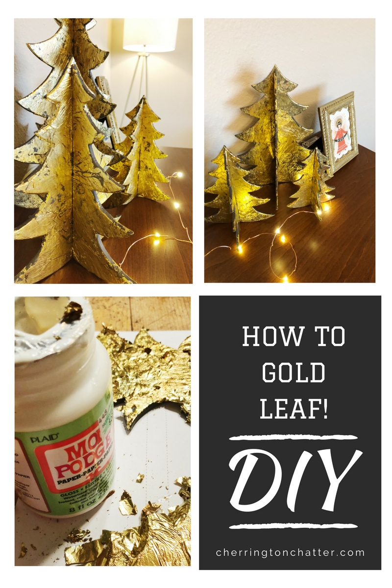 how to gold leaf