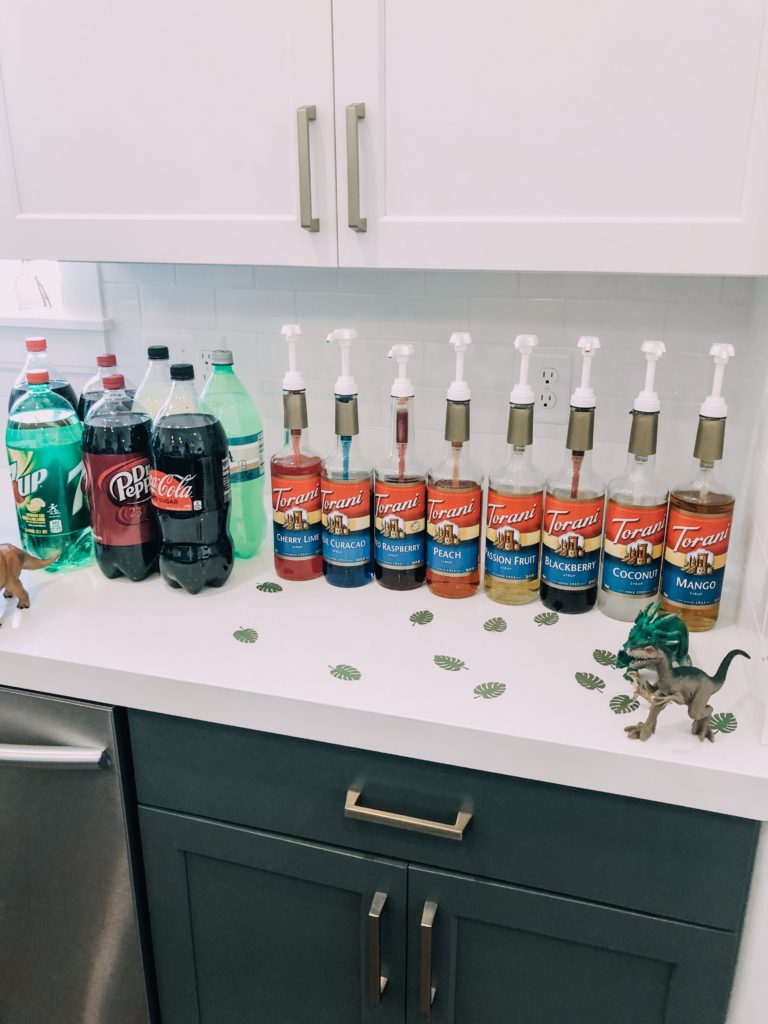 soda bar at party