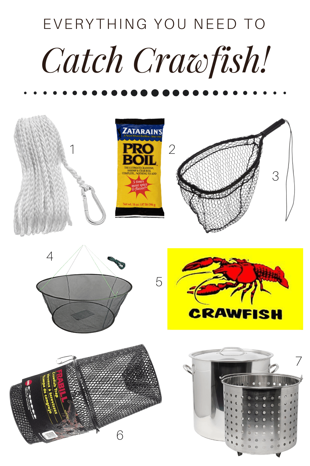 how to catch crawfish