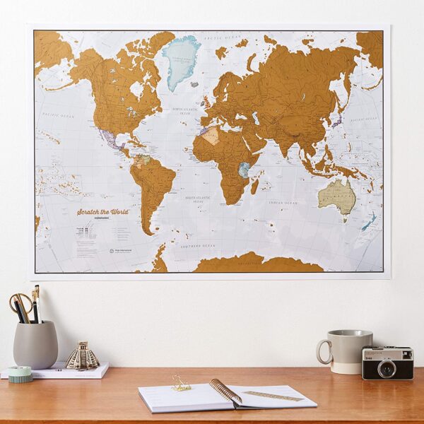 World Map Scratch Off