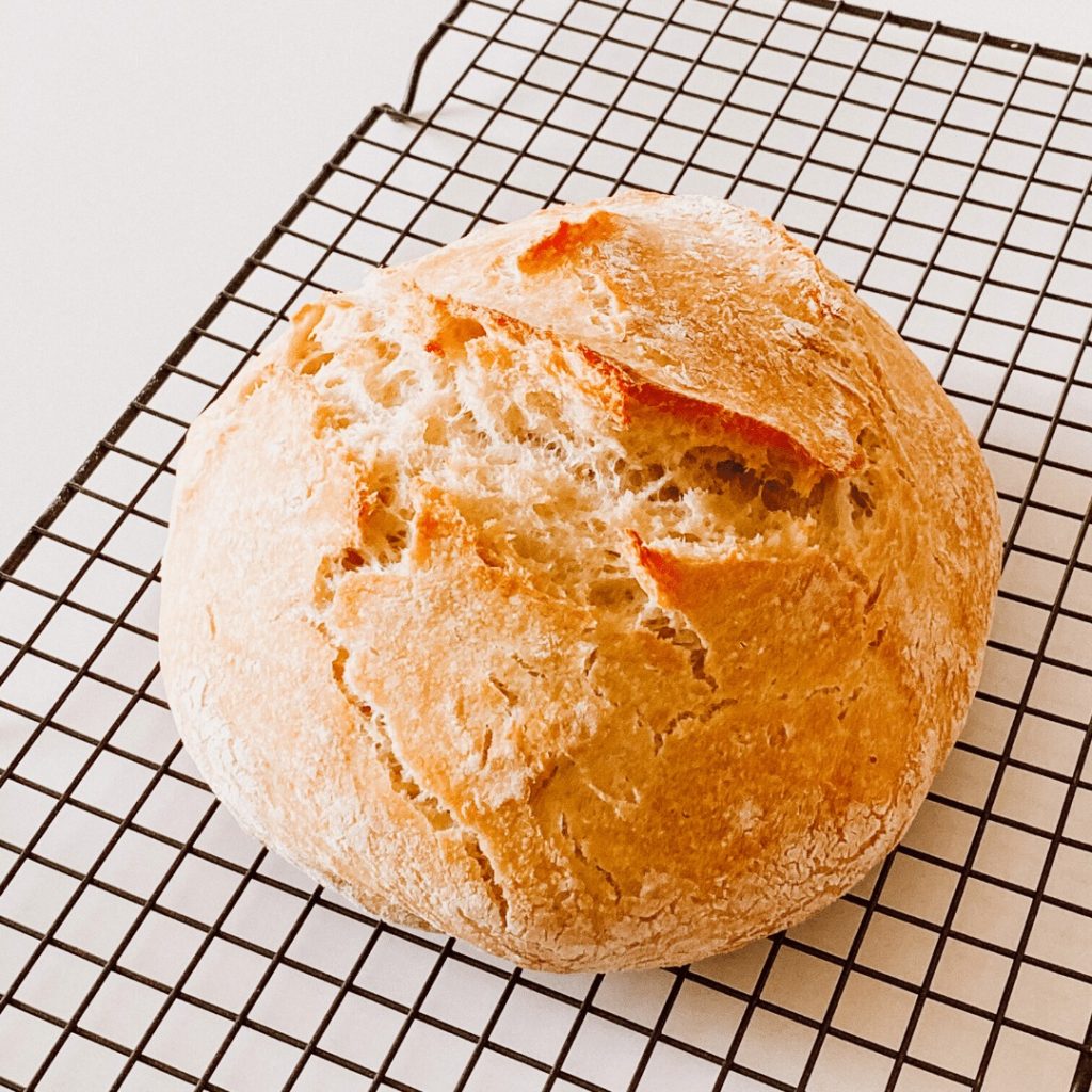 homemade bread with instant yeast