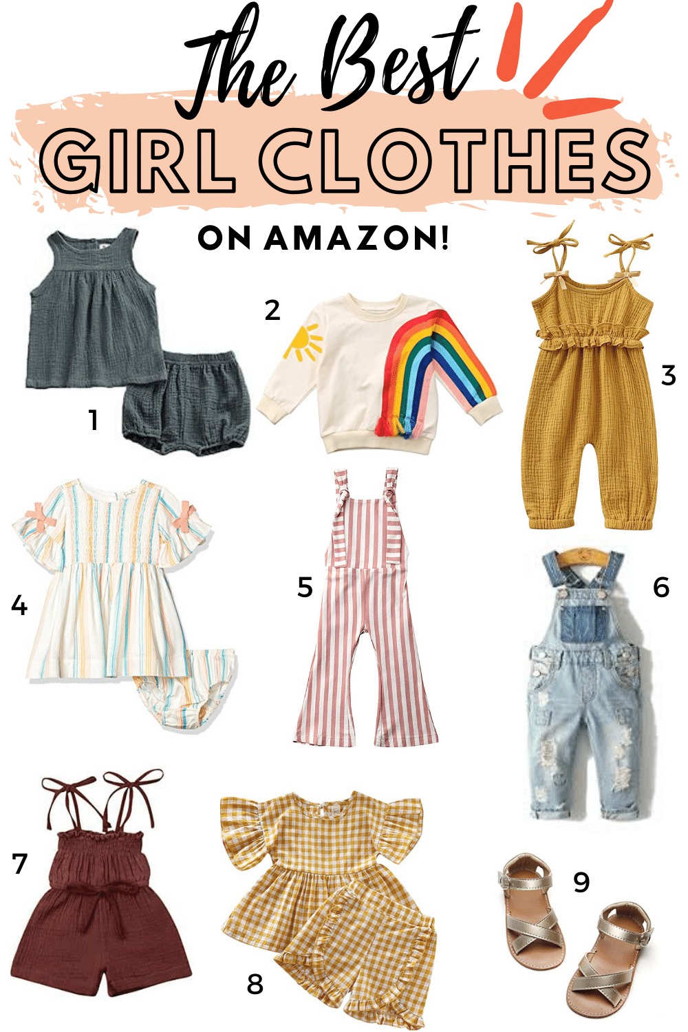 girl clothes on amazon