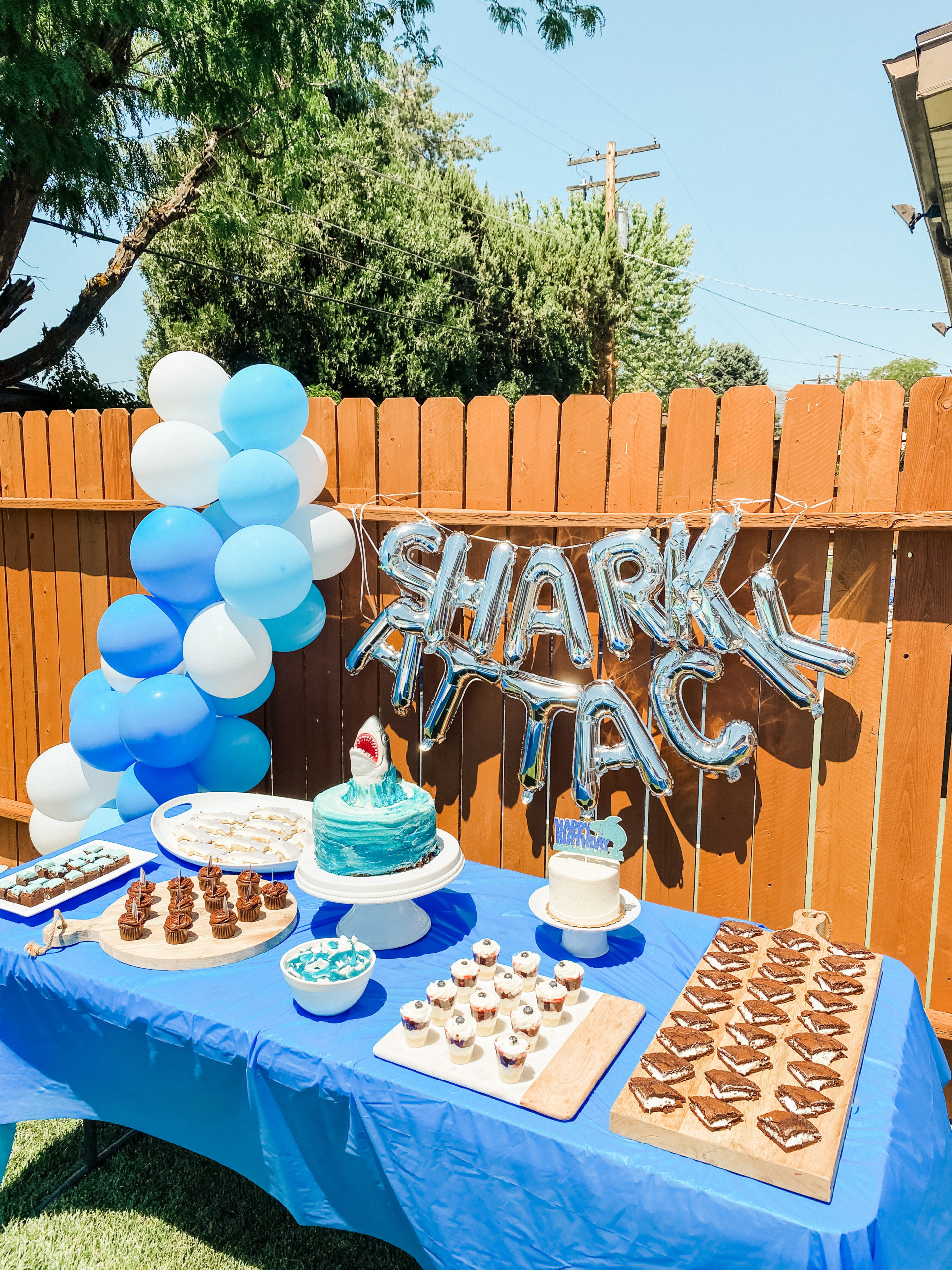 shark party theme 