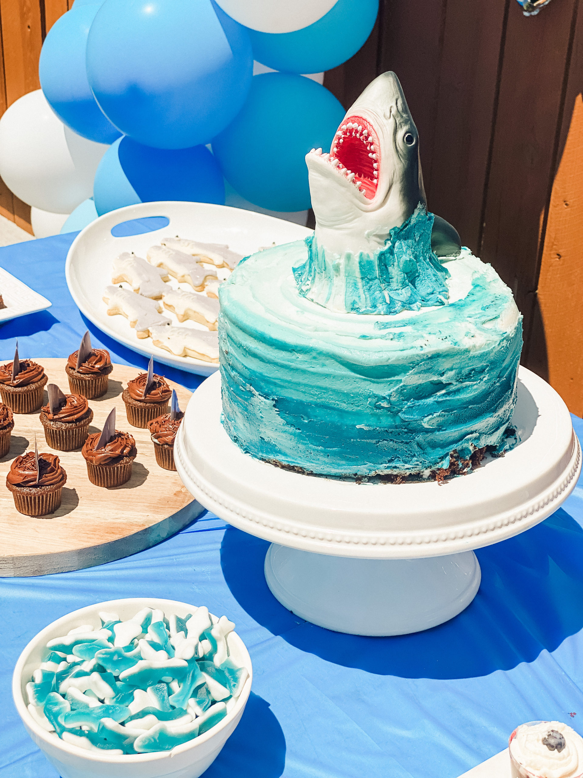 shark party theme 