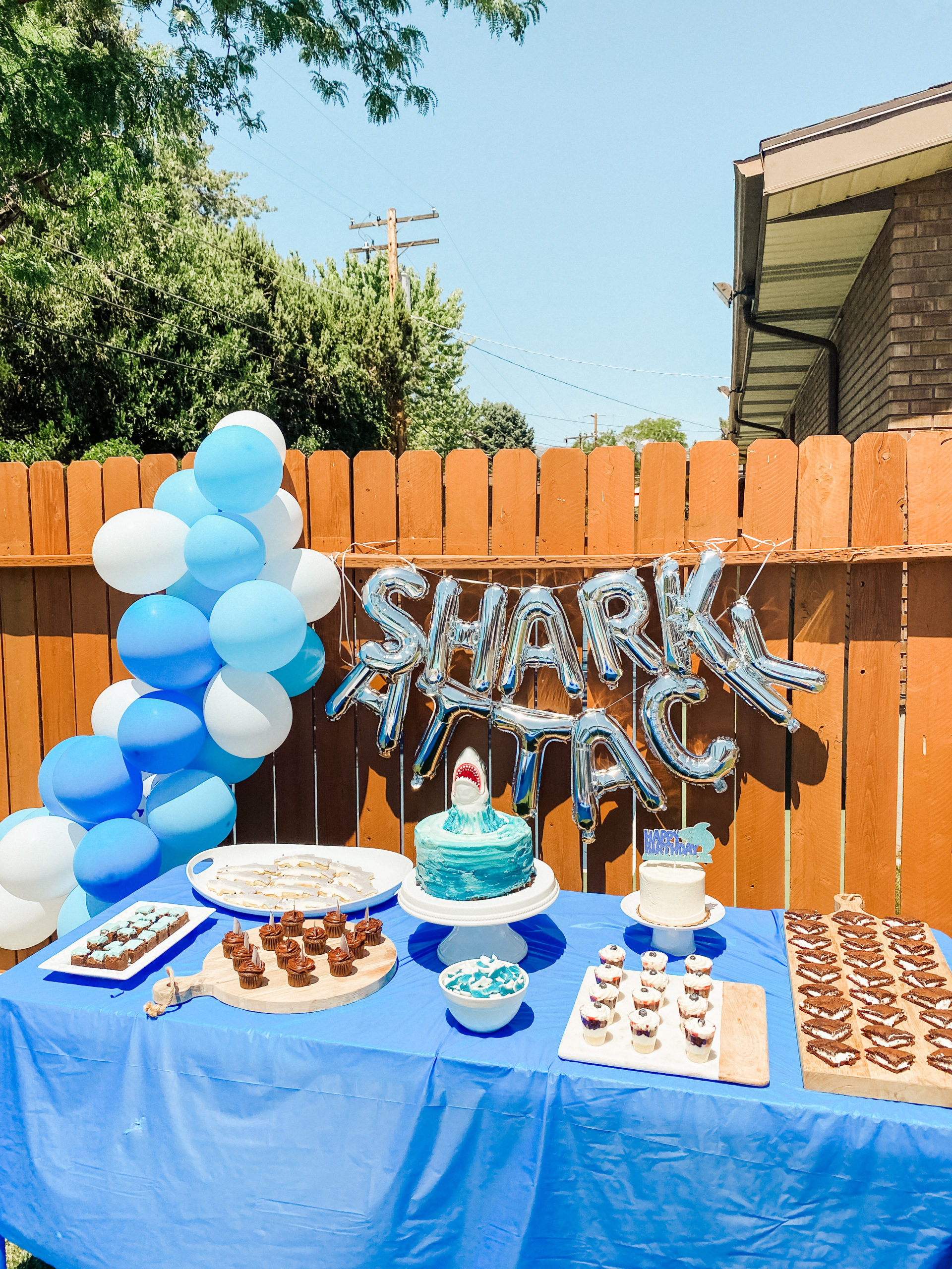 shark party theme 