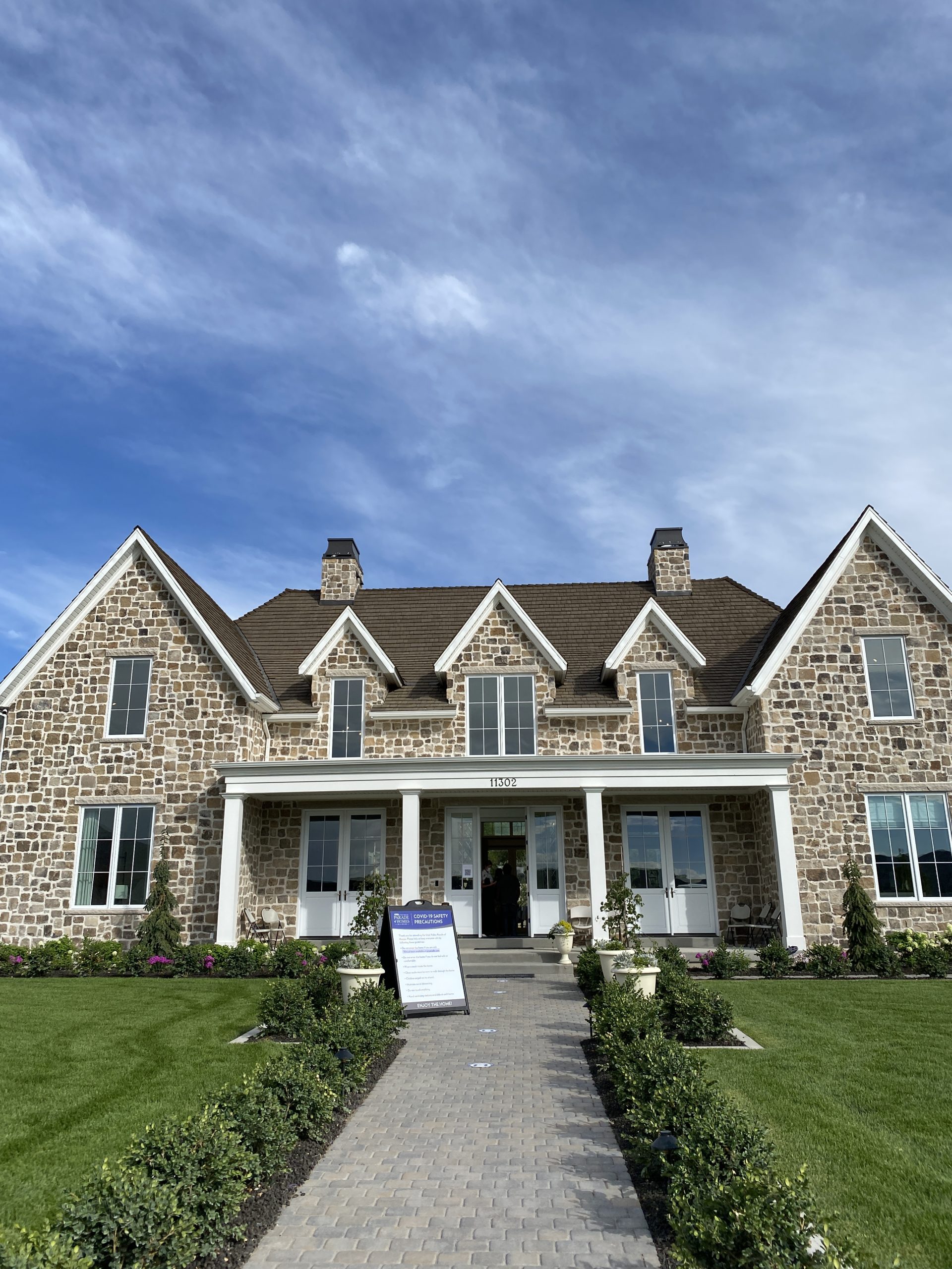 stone exterior home 