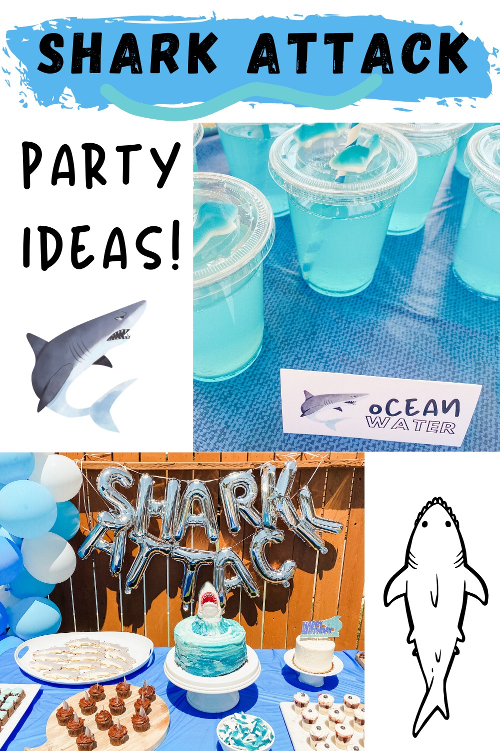 shark party theme 
