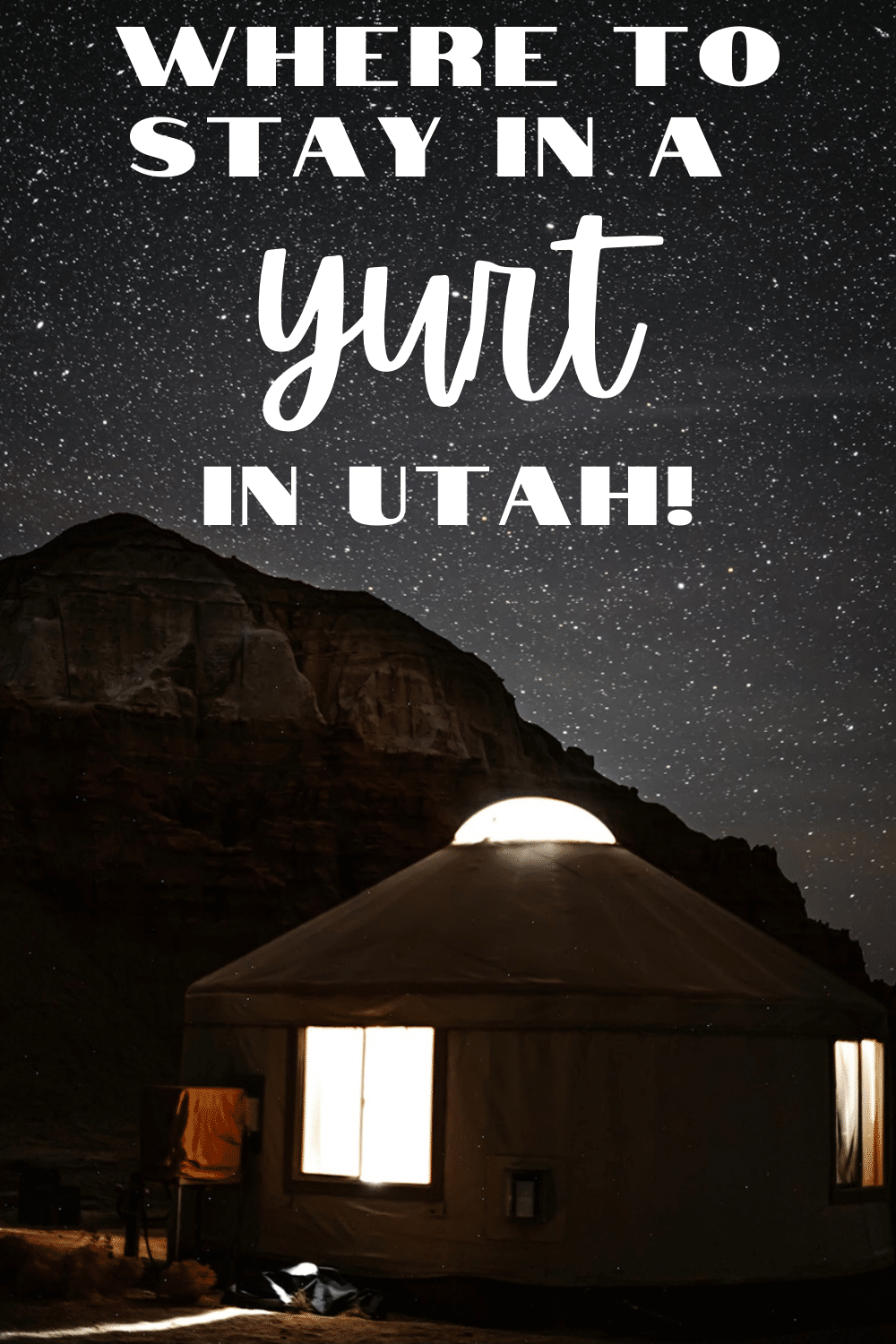 where to stay in a yurt in utah 
