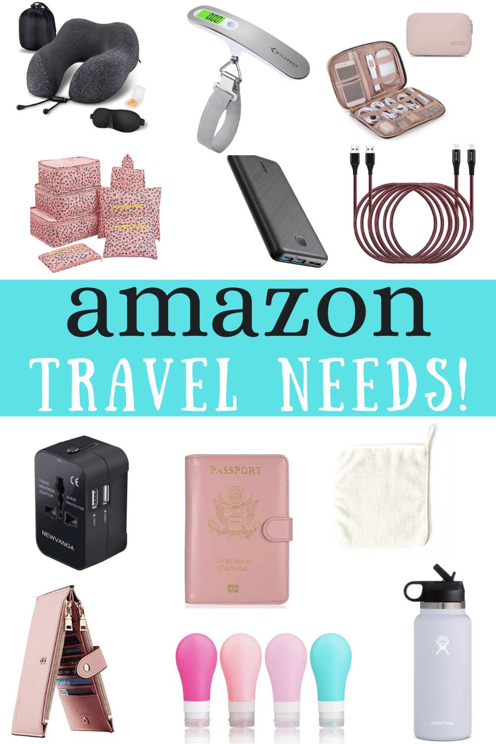 travel essentials from amazon