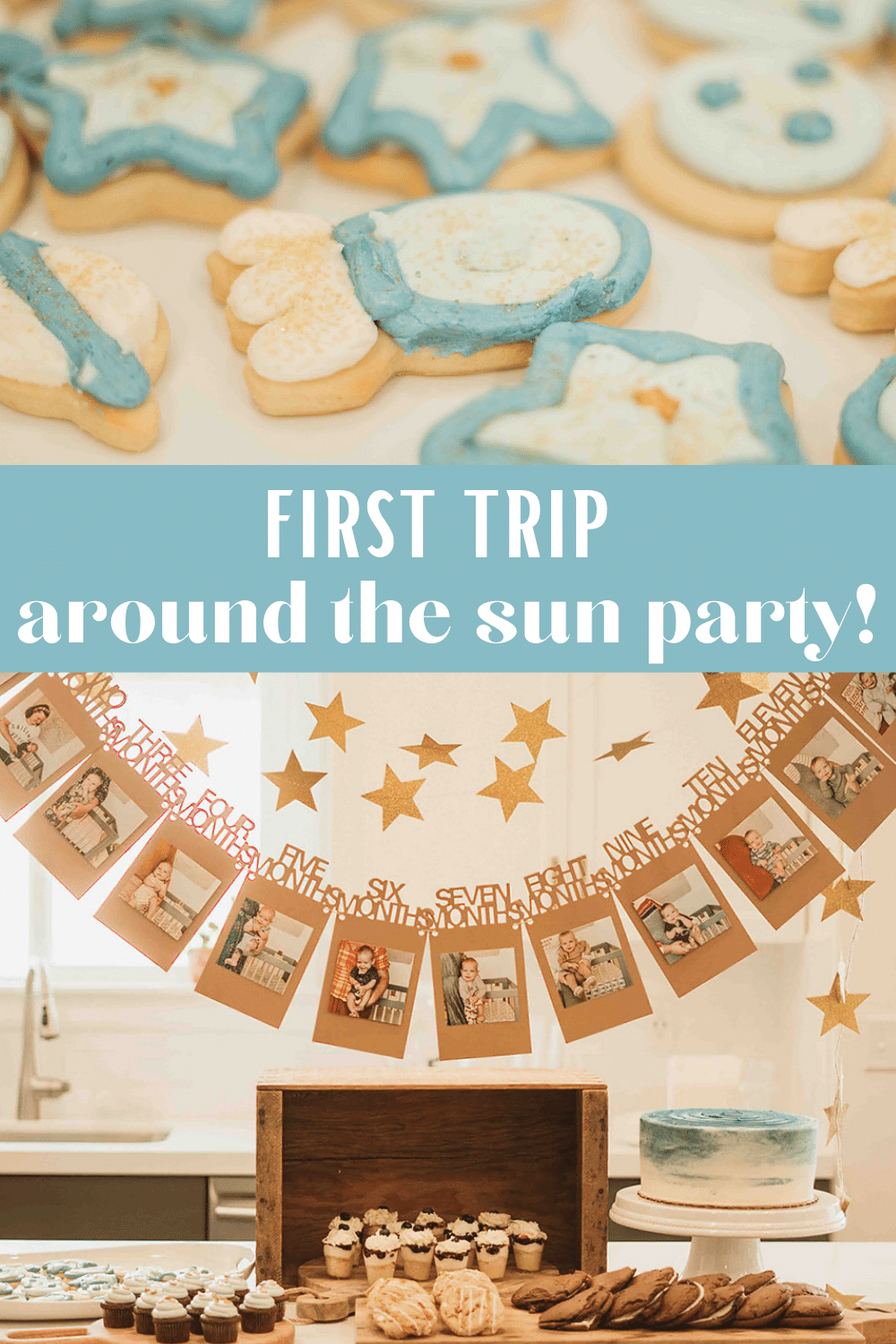 first trip around the sun birthday party 